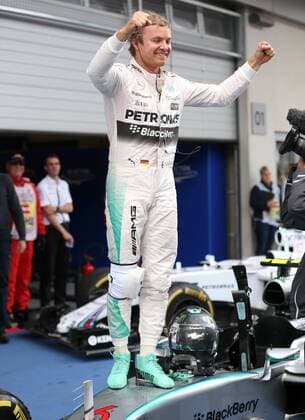 FORMULA 1 - GP of Austria 2015 SPIELBERG,AUSTRIA,21.JUN.15 - MOTORSPORTS, FORMULA 1 - Grand Prix of Austria, Red Bull Ring. Image shows the rejoicing of Nico Rosberg (GER Mercedes GP). GEPAxpictures xHaraldxSteiner