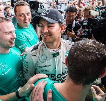 21.06.2015, Red Bull Ring, Spielberg, AUT, FIA, Formel 1, Grosser Preis von Oesterreich, Rennen, im Bild 1. Platz Nico Rosberg, (GER, Mercedes AMG Petronas F1 Team) during the Race of the Austrian Formula One Grand Prix at the Red Bull Ring in Spielberg, Austria, 2015 06 21, EX_ANG