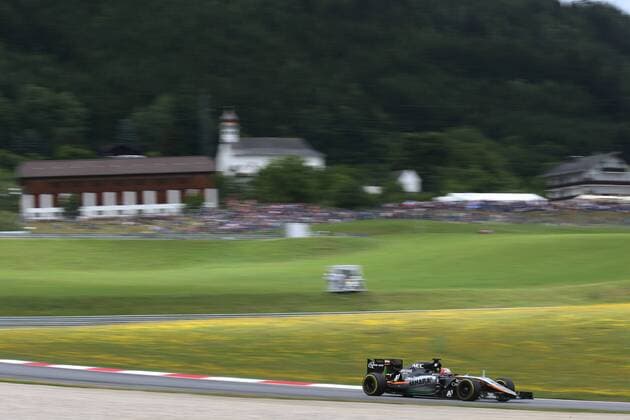 Motorsports: FIA Formula One World Championship WM Weltmeisterschaft 2015, Grand Prix of Austria, 27 Nico Hulkenberg (GER, Sahara Force India F1 Team), xHOCHxZWEIx