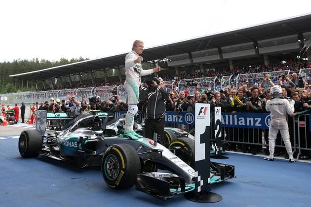 Motorsports: FIA Formula One World Championship WM Weltmeisterschaft 2015, Grand Prix of Austria, 6 Nico Rosberg (GER, Mercedes AMG Petronas Formula One Team), xHOCHxZWEIx