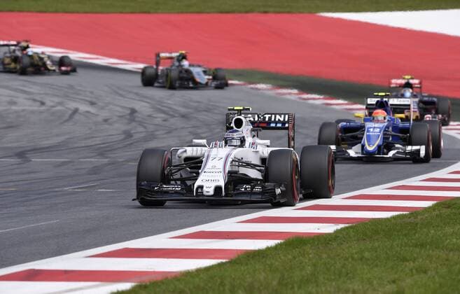 Motorsports: FIA Formula One World Championship WM Weltmeisterschaft 2015, Grand Prix of Austria, 77 Valtteri Bottas (FIN, Williams Martini Racing), xHOCHxZWEIx