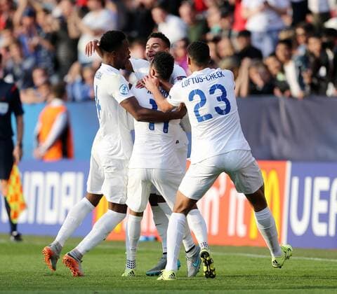 England s Jesse Lingard celebrates scoring his sides opening goal Sweden v England - UEFA Under 21 s - Andruv Stadium - Czech Republic - 21st June 2015 - Picture David Klein Sportimage EDITORIAL USE ONLY. No use with unauthorised audio, video, data, fixture lists, club league logos or live services. Online in-match use limited to 120 images, no video emulation. No use in betting, games or single club league player publications.