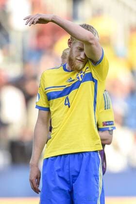 June 21, 2015 - Olomouc - 150621 SWE Filip Helander -- U21 U 21 EM - SWE - England JohannaLundberg BILDBYRAN kod JL 135403 News - June 21, 2015  - ZUMAb138