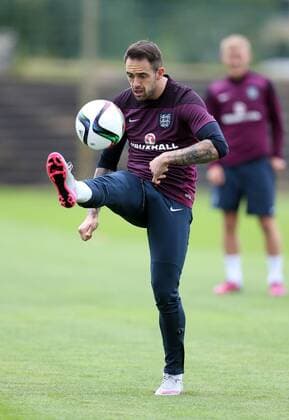 England s Danny Ings during training England Training Session- UEFA Under 21 s - Legionarska Training Ground - Czech Republic - 22nd June 2015 - Picture David Klein Sportimage EDITORIAL USE ONLY. No use with unauthorised audio, video, data, fixture lists, club league logos or live services. Online in-match use limited to 120 images, no video emulation. No use in betting, games or single club league player publications.