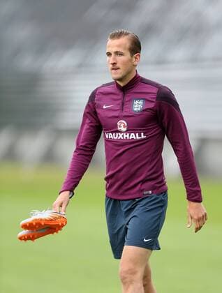 England s Harry Kane in action during training England Training Session- UEFA Under 21 s - Legionarska Training Ground - Czech Republic - 22nd June 2015 - Picture David Klein Sportimage EDITORIAL USE ONLY. No use with unauthorised audio, video, data, fixture lists, club league logos or live services. Online in-match use limited to 120 images, no video emulation. No use in betting, games or single club league player publications.