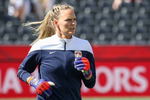 Ingrid Hjelmseth (Tor, NOR), Einzelbild, Aktion, Action, Fussball, FIFA Frauen-WM 2015, Norwegen - England, xozx