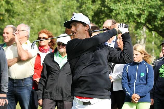 Moosinning Thorbjorn Olesen (DEN) schlaegt aus dem Rough , BMW International Open 2015, Show Event, Golf, 23.06.2015 Copyright: Kolbert xEibner-Pressefoto EP_ckt