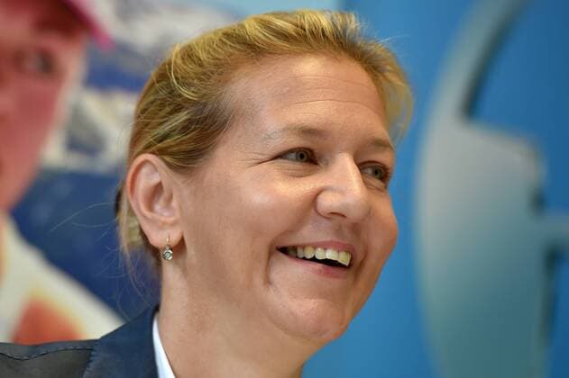 TENNIS - WTA Tennis Damen Nuernberger Gastein Ladies SALZBURG,AUSTRIA,24.JUN.15 - TENNIS - WTA Tour, Nuernberger Gastein Ladies, press conference PK Pressekonferenz Image shows tournament director Sandra Reichel. GEPAxpictures xFlorianxErtl