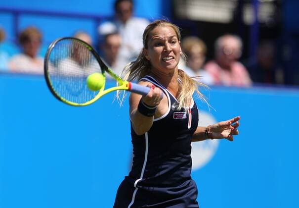 TENNIS - WTA Tennis Damen Aegon International 2015 EASTBOURNE,ENGLAND,24.JUN.15 - TENNIS - WTA Tour, Aegon International. Image shows Dominika Cibulkova (SVK). GEPAxpictures xAlanxGrieves