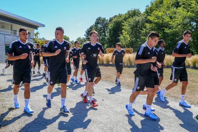 Fussball, Frankreich - Ligue 1, Lauf-Training FC Lorient BrunoPerrel BrunoP 