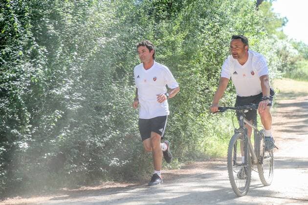 Fussball, Frankreich - Ligue 1, Lauf-Training FC Lorient BrunoPerrel BrunoP 