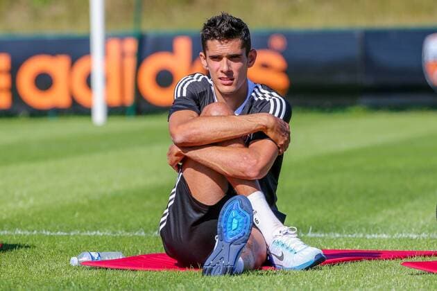 Francois Bellugou Fussball, Frankreich - Ligue 1, Training FC Lorient BrunoPerrel BrunoP 