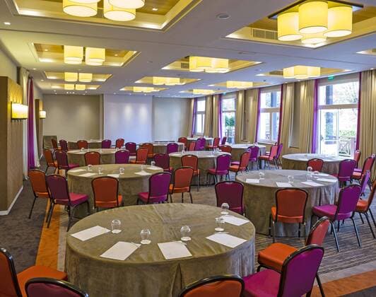 25.06.2015, Fussball Deutsche Nationalmannschaft, EM-2016 in Frankreich, Das Hotel Ermitage in Evian-les-Bains am Genfer See, das Quartier der Deutschen Nationalmannschaft in Frankreich während der EM-2016. 