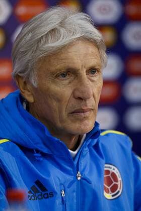 VINA DEL MAR, June 25, 2015 -- Colombia s head coach Jose Pekerman attends a press conference PK Pressekonferenz in Vina del Mar, Chile, on June 25, 2015. Mauricio Alvarado ) (SP)CHILE-VINA DEL MAR-COPA AMERICA-COLOMBIA COLPRENSA 