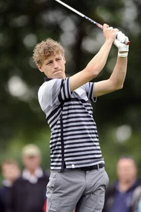 Aktuell Golf, ProAm beim BMW International Open in München Eichenried Saenger Tim BENDZKO,Aktion,Einzelbild, angeschnittenes Einzelmotiv,Halbfigur,halbe Figur. ProAm ,GOLF,BMW International Open 2015 am 24.06.2015 in Muenchen Eichenried.
