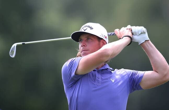 GOLF - BMW International Open 2015 MOOSINNING,GERMANY,26.JUN.15 - GOLF - European Tour, BMW International Open, GC Muenchen Eichenried. Image shows Kristoffer Broberg (SWE). GEPAxpictures xAndreasxPranter