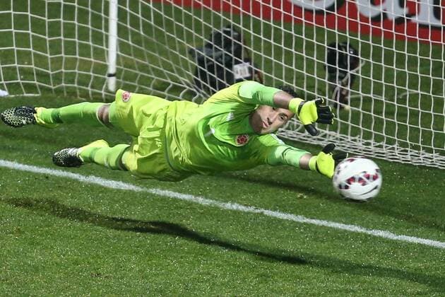 Football, Argentina v Colombia. Copa America 2015. Colombia goalkeeper David Ospina during criminal against Argentina for the Copa America 2015 in Sausalito in Vina del Mar, Chile stadium. 26 06 2015 Jonathan Mancilla Photosport Argentina v Colombia, Copa America 2015. 