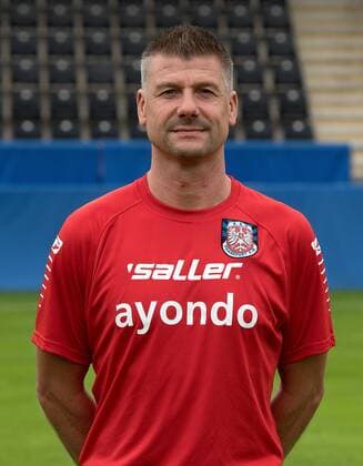 27.06.2015, xfux, Fussball 2.Bundesliga, FSV Frankfurt Fototermin, v.l. Porträttermin 2015 2016 Torwart Trainer Norbert Lorz (FSV Frankfurt) Portrait