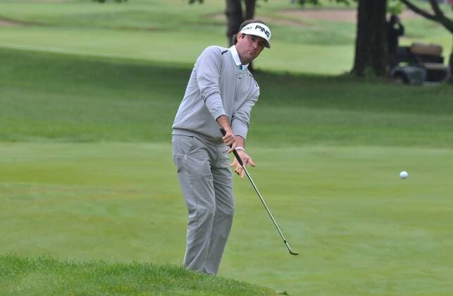 Bubba Watson in action during the Travelers Golf Championship at TPC River Highlands, Cromwell, Connecticut. Gregory Vasil Cal Media PGA Golf Herren 2015: Travelers Championship JUN 28 - ZUMAc04_