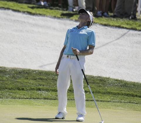 JUN 28, 2015 Sacramento, CA : Bernhard Langer miss a easy shot on 18th during U.S Senior Open Championship at Del Paso Country Club Sacramento, CA Thurman James CSM USGA Senior Golf 2015: U.S. Senior Open Championship Final Round JUN 28 - ZUMAc04_