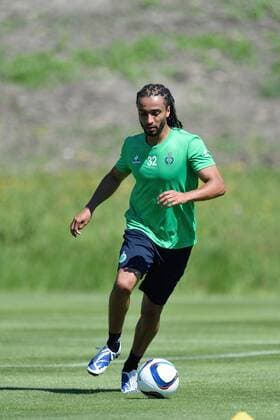 Benoit Assou Ekotto FOOTBALL : AS Saint Etienne - Ligue 1 - 30 06 2015 FredericChambert Panoramic 