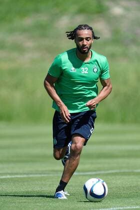 Benoit Assou Ekotto FOOTBALL : AS Saint Etienne - Ligue 1 - 30 06 2015 FredericChambert Panoramic 