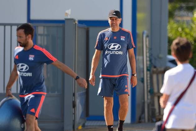 Hubert Fournier FOOTBALL : Trainingsauftakt Olympique Lyon - Ligue 1 - 30 06 2015 FredericChambert 
