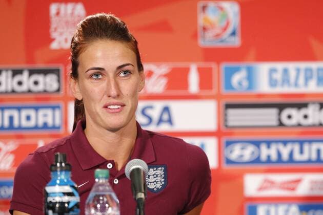 Jill Scott (ENG), JUNE 30, 2015 - Football Soccer : England press conference PK Pressekonferenz prior to the FIFA Women s World Cup Canada 2015 Semi-final match against Japan at Commonwealth Stadium in Edmonton, Canada. NoxThirdxPartyxSales  (qdwa041600)