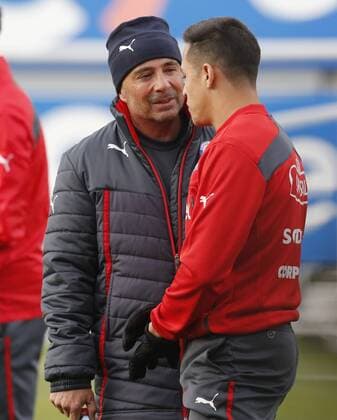 Chilean national team Nationalteam training session. Chile s players are pictured during the morning training session at the Juan Pinto Duran training center in Santiago, Chile. 30 06 2015 Martin Thomas Photosport 30 06 15. 