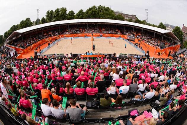 28.06.2015, Den Haag, Hofvijver Stadion World Championships Weltmeisterschaft 2015, Vorrunde Übersicht Uebersicht Hofvijver Stadion Feature
