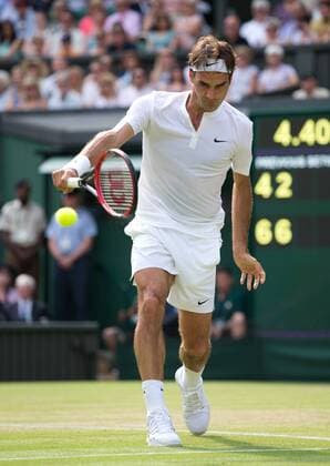 Roger Federer (SUI) Tennis - Wimbledon 2015 - Grand Slam ITF ATP Tennis Herren WTA Tennis Damen - AELTC - London - - Great Britain - 2 July 2015. Juergen Hasenkopf
