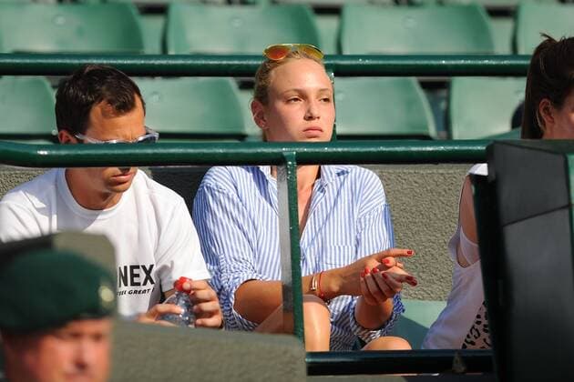 Donna Vekic, Freundin Stanislas Wawrinka (Sui) - TENNIS : Wimbledon 2015 - 01 07 2015 TennisMagazine 