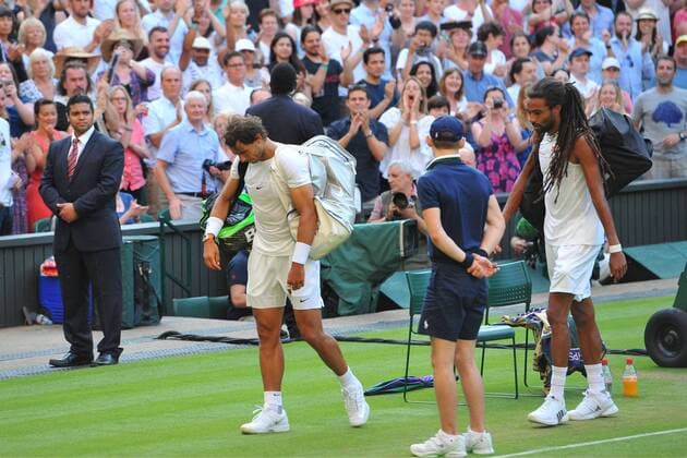 Dustin Brown (Ger) def Rafael Nadal (Esp) TENNIS : Wimbledon 2015 - 02 07 2015 TennisMagazine 