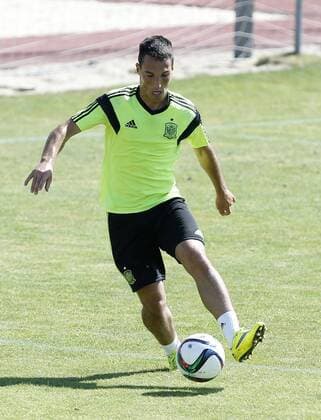 Aktuell Fußball, U19 EM, Training Nationalteam Spanien Spain s U-19 national team Nationalteam during the training session. In this picture, Borja San Emeterio. xJOSExA.xGARCIAx 