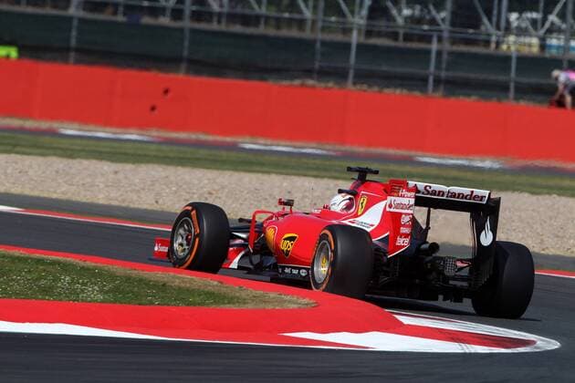 British Grand Prix, Silverstone 2 - 5 July 2015 03.07.2015 - Free Practice 1, Sebastian Vettel (GER) Scuderia Ferrari SF15-T 