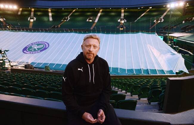BECKER Boris in Wimbledon auf dem Center Court in seinem Wohnzimmer Vor 30 Jahren gewann Boris Becker das erste mal in Wimbledon Wimbledon den 26.06.2015 