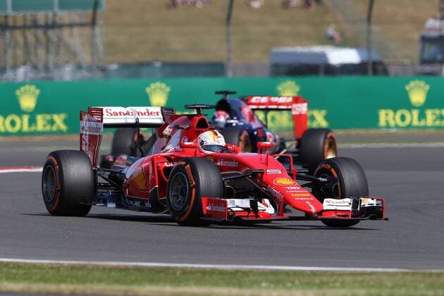 Sebastian Vettel, Scuderia Ferrari, formula 1 GP, Great Britain in Silverstone 03.07.2015 Photo:mspb Jerry Andre Sebastian Vettel, formula 1 GP, Great Britain