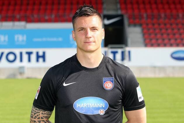 Heidenheim Neuzugang Kevin Müller ( 1.FC Heidenheim ) 1.FC Heidenheim, Portraettermin 2015 2016,Portraet, Fussball, 2.Bundesliga, 03.07.2015