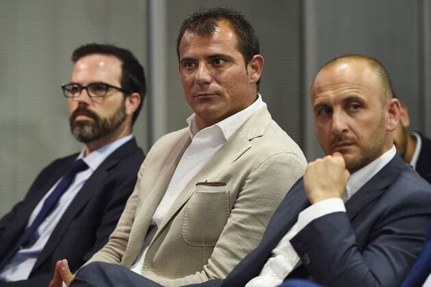 Aktuell Fußball, Italien, PK Inter Mailand Appiano Gentile (Co) 03 07 2015 - PK Inter Mailand Dejan Stankovic-Piero Ausilio 