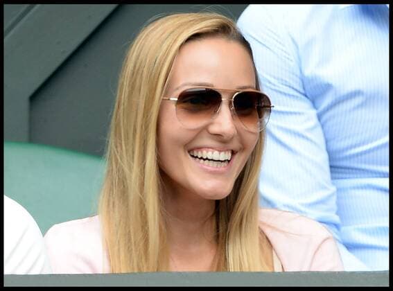 . 03 07 2015. London, United Kingdom. Jelena Djokovic watching her husband Novak Djokovic v Bernard Tomic on centre court at Wimbledon on day 5 of the Championships.  xAndrewxParsonsx xixImagesx IIM-10679-0070
