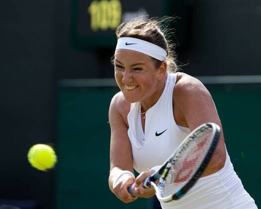 Victoria Azarenka (BLR) Tennis - Wimbledon 2015 - Grand Slam ITF ATP Tennis Herren WTA Tennis Damen - AELTC - London - - Great Britain - 3 July 2015. Juergen Hasenkopf