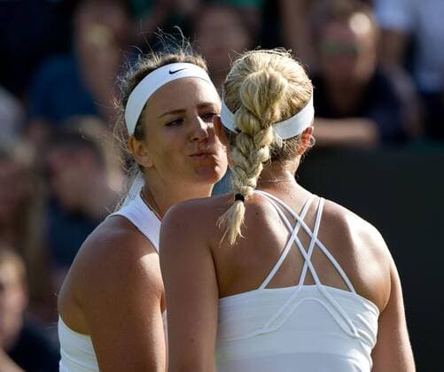 Victoria Azarenka (BLR) Tennis - Wimbledon 2015 - Grand Slam ITF ATP Tennis Herren WTA Tennis Damen - AELTC - London - - Great Britain - 3 July 2015. Juergen Hasenkopf