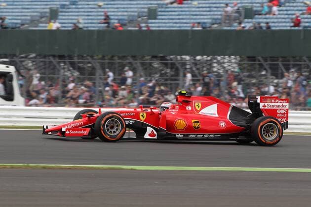British Grand Prix, Silverstone 2 - 5 July 2015 04.07.2015 - Free Practice 3, Kimi Raikkonen (FIN) Scuderia Ferrari SF15-T 
