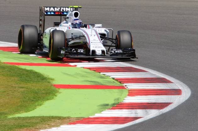 04.07.2015. Silverstone, England. Formula 1 British Grand Prix qualifying. Valtteri Bottas, Williams Martini Racing on way to third in qualifying. xTimxWilliamsx  ActionPlus11637619