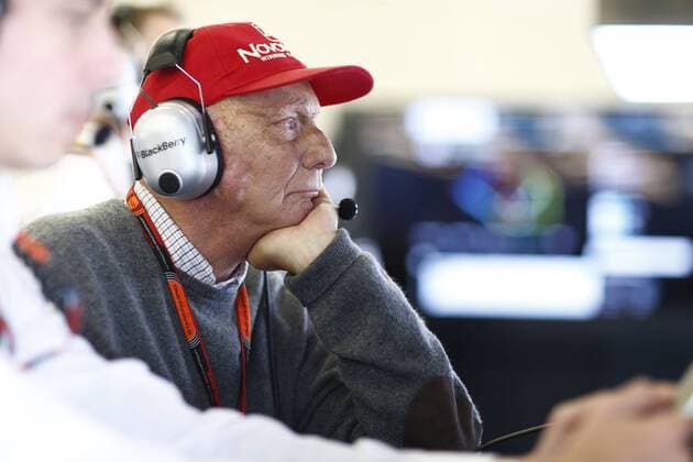 Motorsports: FIA Formula One World Championship WM Weltmeisterschaft 2015, Grand Prix of Great Britain, Niki Lauda (AUT, Mercedes AMG Petronas F1 Team), xHOCHxZWEIx