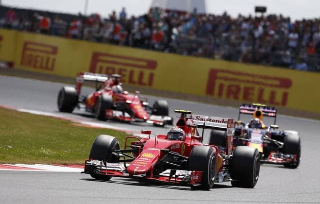 Motorsports: FIA Formula One World Championship WM Weltmeisterschaft 2015, Grand Prix of Great Britain, 7 Kimi Raikkonen (FIN, Scuderia Ferrari), xHOCHxZWEIx