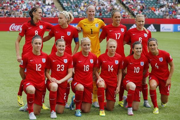 England team group Mannschaftsbild Totale group line-up (ENG), JULY 4, 2015 - Football Soccer : FIFA Women s World Cup Canada 2015 third place match between Germany 0-1 England at Commonwealth Stadium in Edmonton, Canada. NOxTHIRDxPARTYxSALES.  (qdwa041755)