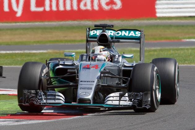 05.07.2015. Silverstone, England. Formula 1 British Grand Prix. Lewis Hamilton, Mercedes AMG Petronas F1 Team, on route to victory. xTimxWilliamsx  ActionPlus11638248