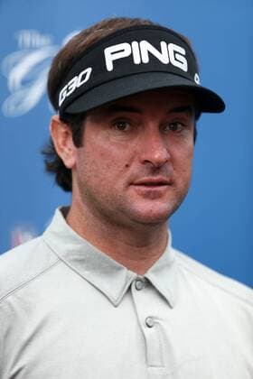 July 3, 2015 - White Sulphur Springs, West Virginia, United States - Bubba Watson speaks to the media after the second round of The Greenbrier Classic at The Old White TPC. PGA Golf Herren 2015 - Greenbrier Classic - Round 2 - ZUMAw109