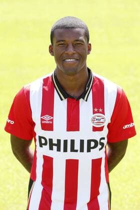 Georginio Wijnaldum during the team presentation of PSV Eindhoven on July 6, 2015 at the Herdgang in Eindhoven, The Netherlands. Photocall PSV Eindhoven Dutch Eredivisie 2015 2016 xVIxxIVx 4070743